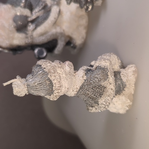 Santa , Tree and Bear Wax Candle Set in Grey, White and Silver - Picture 11 of 11